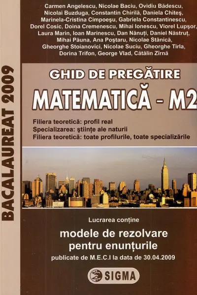 Ghid de pregatire pentru Bacalaureat la Matematica M2