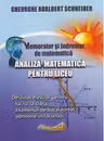 Memorator analiză matematică pentru liceu
