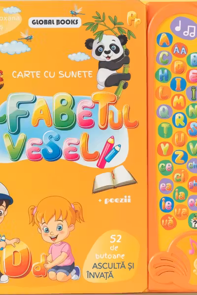 Alfabetul vesel-carte cu 52 de sunete
