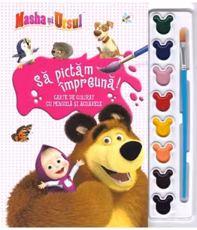 Masha si Ursul. Sa pictam impreuna!