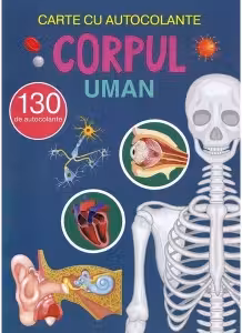 Carte cu autocolante corpul uman