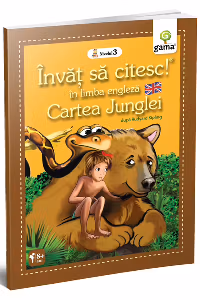 Invat sa citesc in limba engleza! Cartea junglei. Nivelul 3