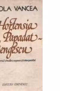 Hortensia Papadat-Bengescu - Universul citadin, repere si interpretari