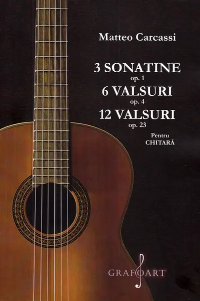 3 sonatine opus 1. 6 valsuri opus 4. 12 valsuri opus 23 pentru chitară