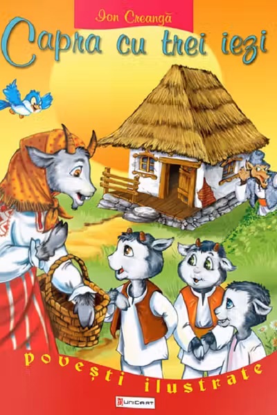 Capra cu trei iezi. Povești ilustrate