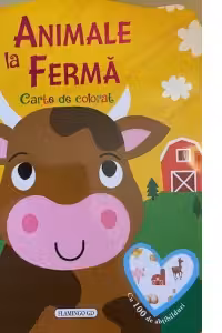 Animale de la ferma. Carte de colorat