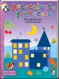 Autocolante fermecate. Numaratoare multicolora
