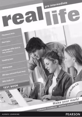 Real Life Global Pre-Intermediate Test Book & Test Audio CD Pack