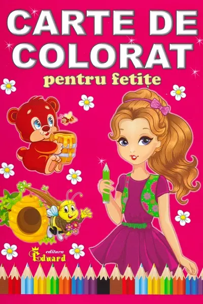 Carte de colorat pentru fetițe
