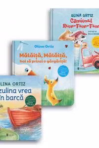 Pachet Olina Ortiz (3 carti): 1. Zuzulina vrea in barca; 2. Malaita, Malaita, hai sa prinzi o gargarita; 3. Camionul Rum-Fum-Fum