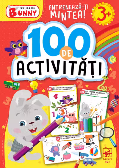 Iepurasul Banny 100 de activitati 3+