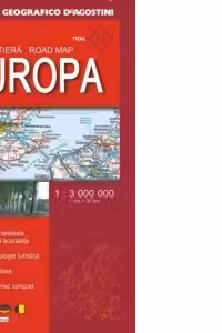 Harta rutiera Europa (Scara 1:3.000.000)