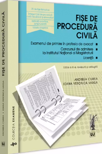 Fișe de procedură civilă 2024 Ed.11