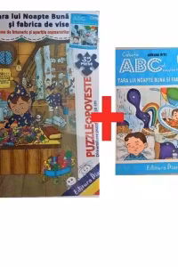 Tara lui Noapte Buna si fabrica de vise -Set Puzzle + poveste terapeutica