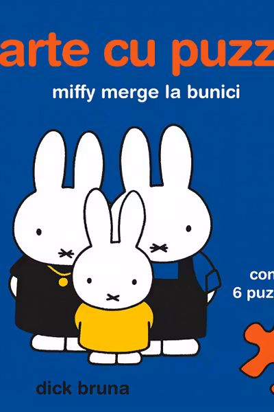 Miffy merge la bunici carte cu puzzle