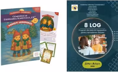 Pachet Gemenele si exersarea sunetului Ge si 8 LOG - Florentina Galbinasu, Ecaterina Vrasmas