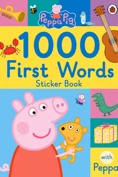 Peppa Pig: 1000 First Words Sticker Book