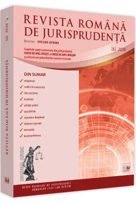 Revista romana de jurisprudenta nr. 6/2020
