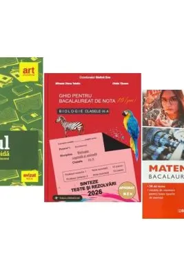 Pachet Bacalaureat 2026. Eseul. Varianta rapida de pregatire, Matematica M2 Tehnologic. Teste si Biologie clasele 9-10 - Liliana Paicu, Daniela Stoica, Stelica Ene