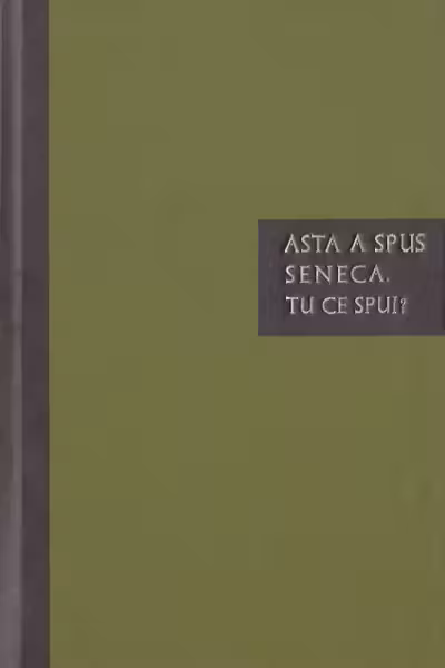 Asta a spus Seneca. Tu ce spui?