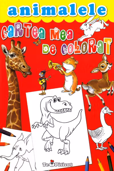 Cartea mea de colorat. Animalele