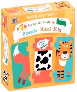Creeaza animale - Puzzle Maxi-Mix