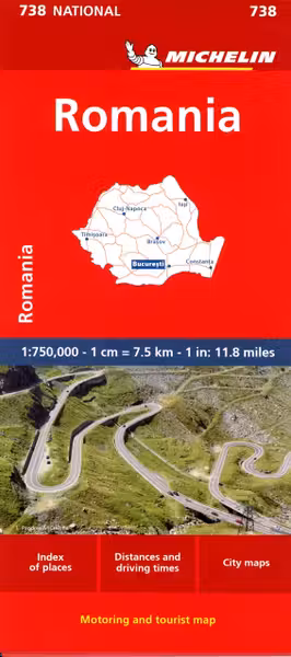 Michelin Romania Map