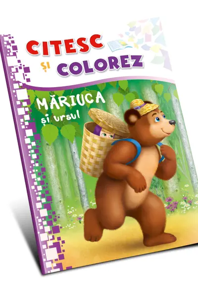 Citesc si colorez - Mariuca si ursul