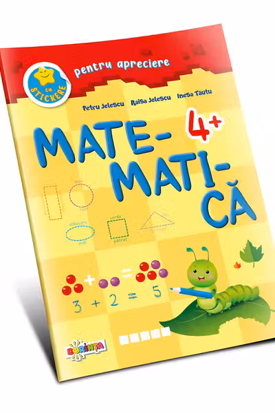Matematica 4+ cu stickere pentru apreciere