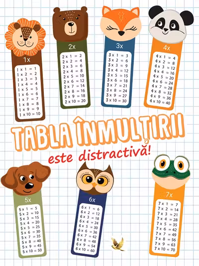 Tabla inmultirii este distractiva