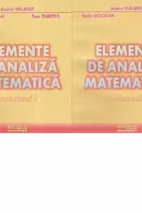 Elemente de analiza matematica vol.1+2