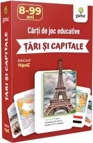 Carti de joc educative - Tari si capitale