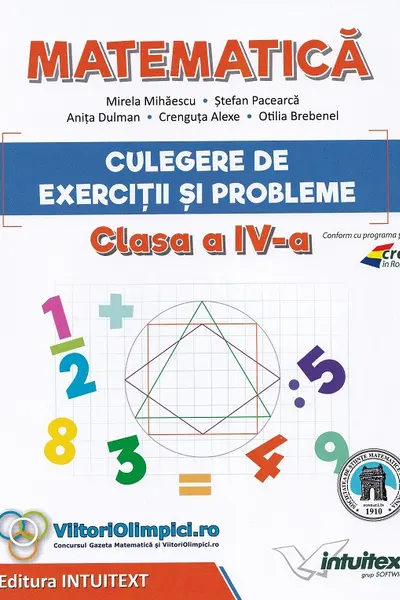 Matematică. Culegere de exerciții și probleme - Clasa 4