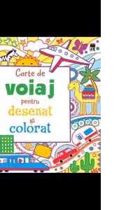 Carte de voiaj pentru desenat si colorat