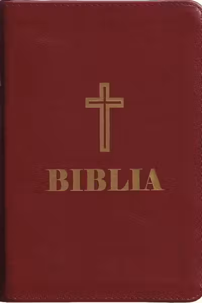 Biblia cu fermoar grena Ed.2025