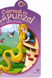 Coloreaza cu Rapunzel.