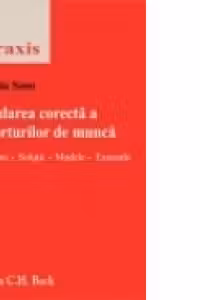 Derularea corecta a raporturilor de munca. Probleme. Solutii. Modele. Exemple