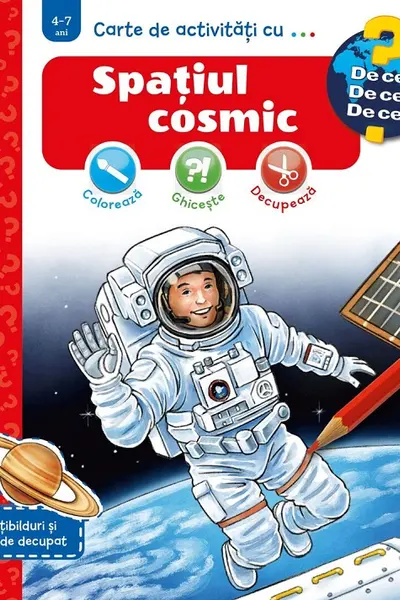 Carte de activitati cu... Spatiul cosmic