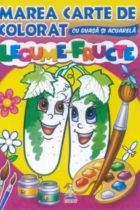 Marea carte de colorat Legume Fructe