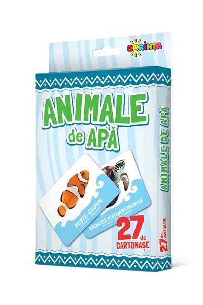 27 de cartonase. Animale de apa