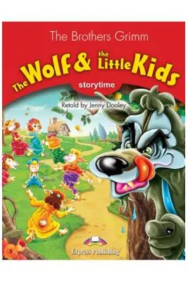 Literatura adaptata pentru copii. The Wolf and the Little Kids cu Cross--platform App