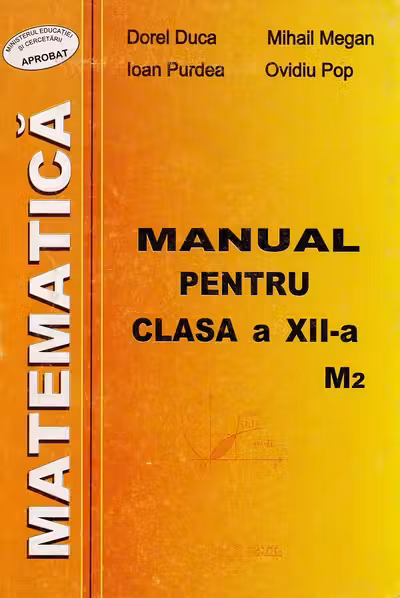 Matematica M2 - Clasa 12 - Manual