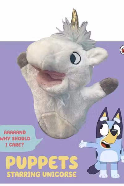 Bluey: Puppets: Starring Unicorse : A Puppet Play Book