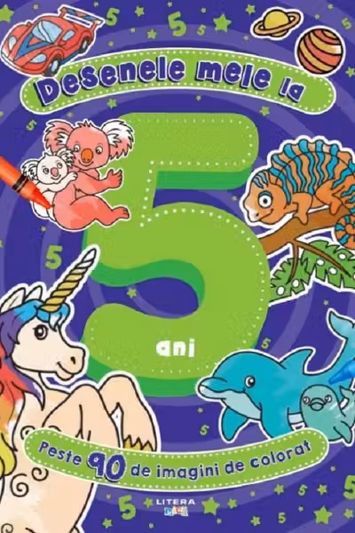 DESENELE MELE LA 5 ANI. Peste 90 de imagini de desenat