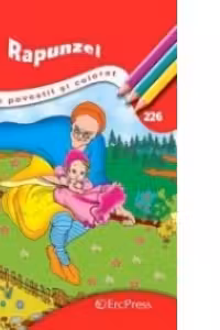 Rapunzel - Carte de povestit si colorat