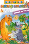 Invat sa scriu. Scriu si colorez. Litere de tipar