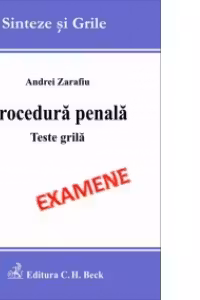 Procedura penala. Teste grila