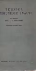 Tehnica tensiunilor inalte