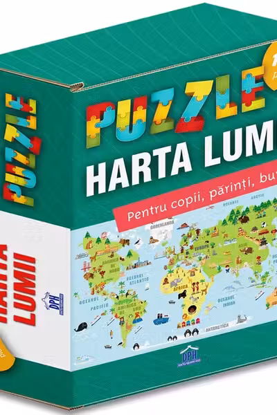 Harta lumii. Puzzle 104 piese