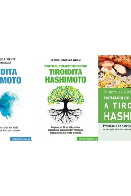 Pachet 3 carti Tiroidita Hashimoto